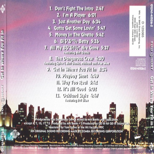 Album Back Cover