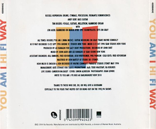 Album Back Cover