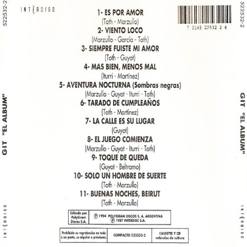 Album Back Cover