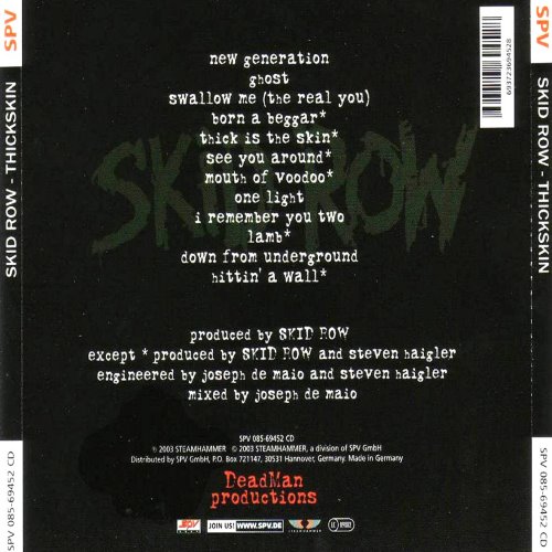 Album Back Cover