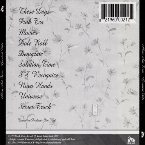 Album Back Cover