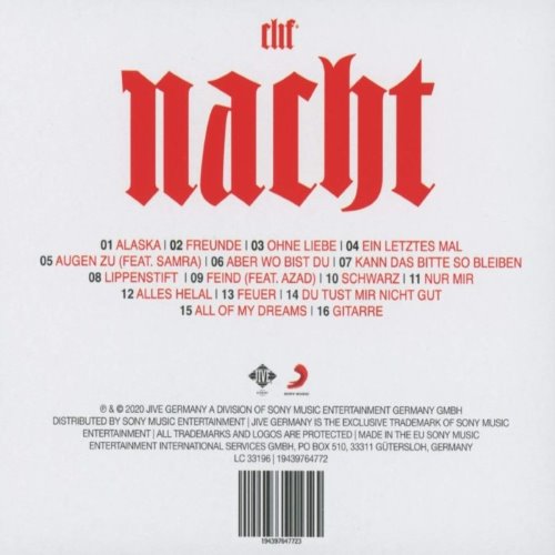 Album Back Cover