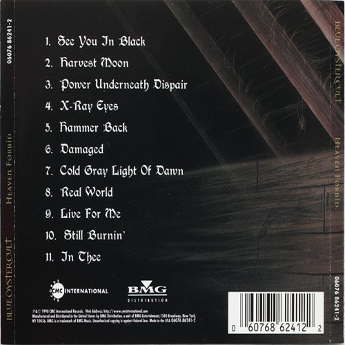 Album Back Cover