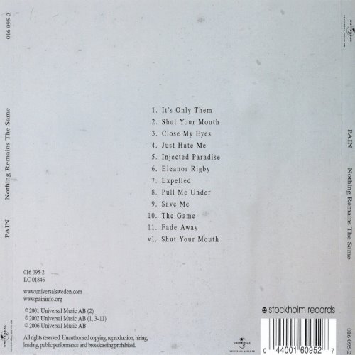 Album Back Cover