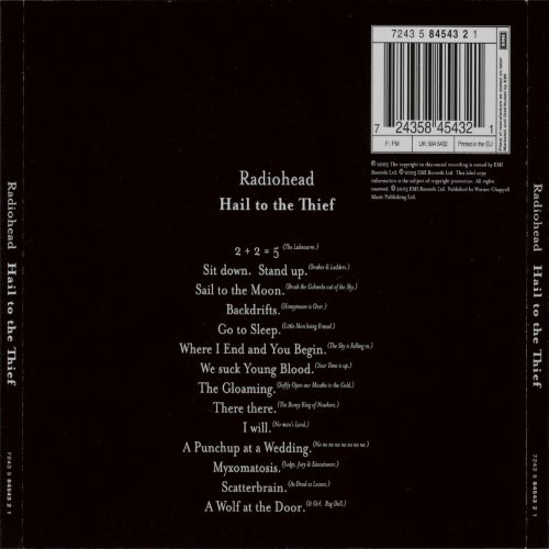 Album Back Cover