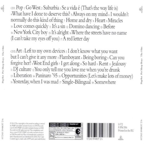 Album Back Cover