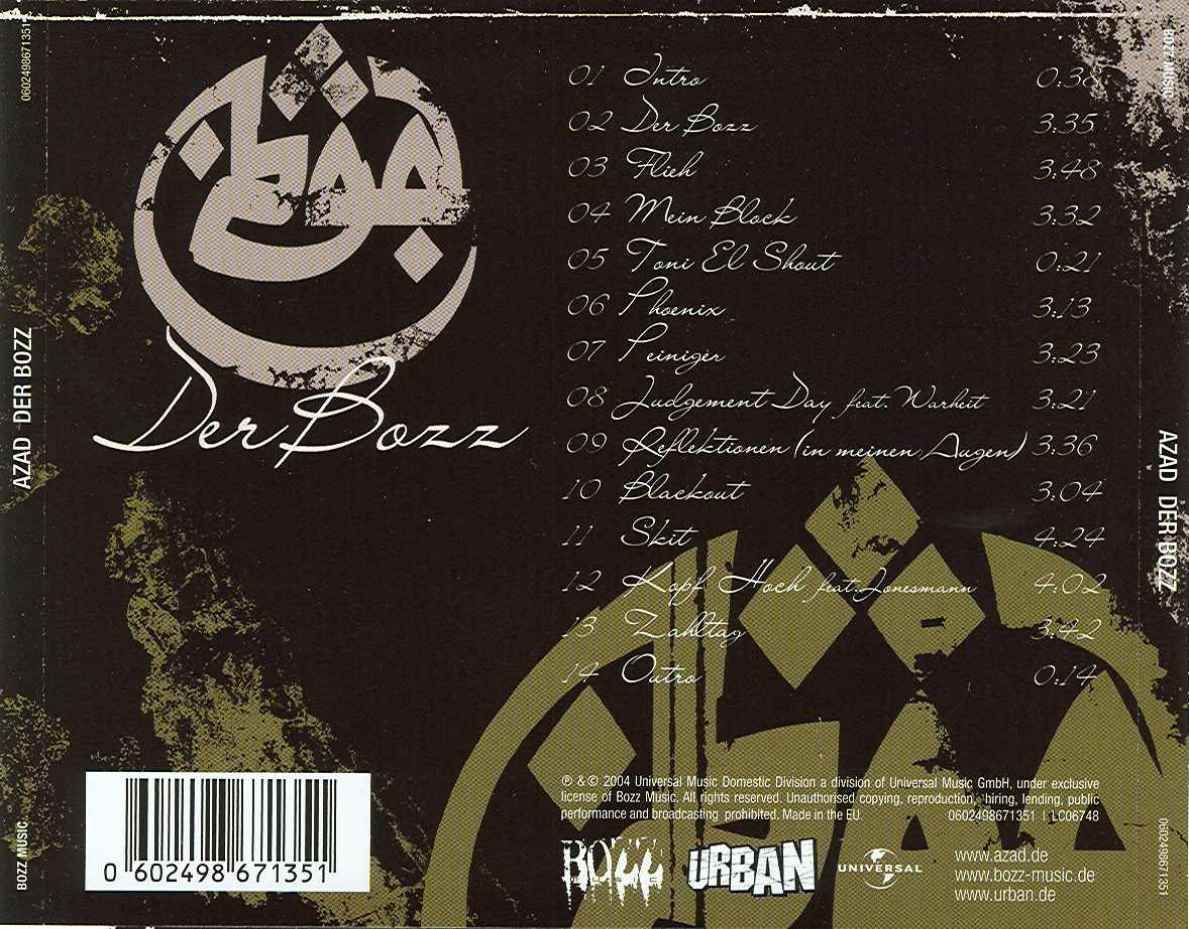 Album Back Cover