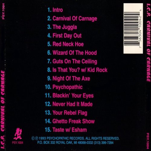 Album Back Cover