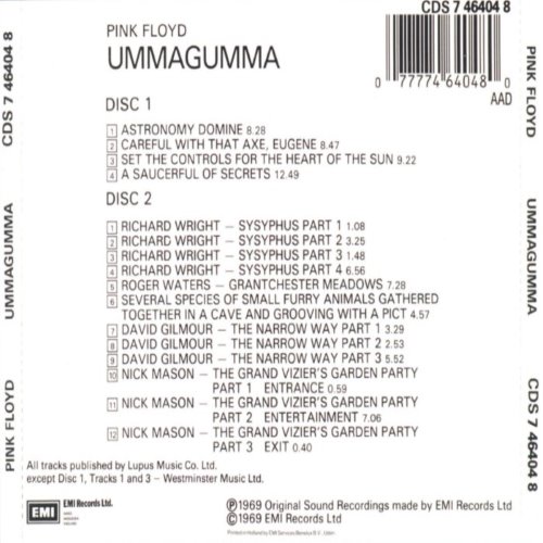 Album Back Cover