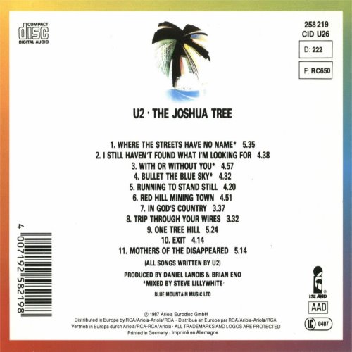 Album Back Cover