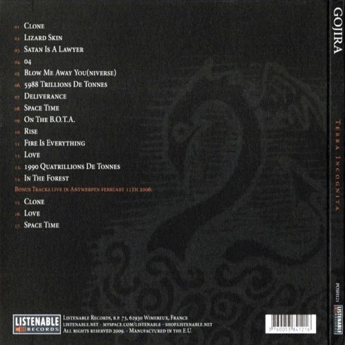 Album Back Cover