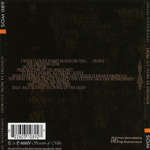 Album Back Cover