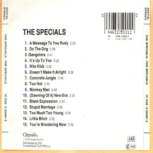 Album Back Cover