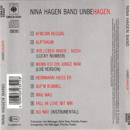 Album Back Cover