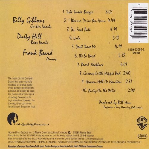 Album Back Cover