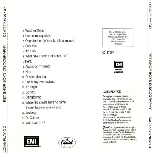 Album Back Cover