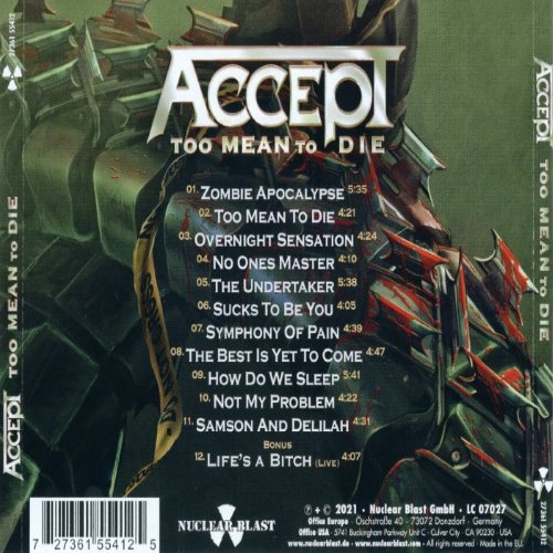 Album Back Cover