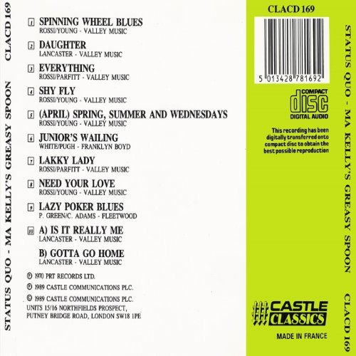 Album Back Cover