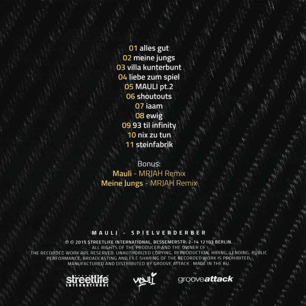 Album Back Cover