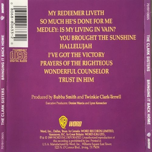 Album Back Cover