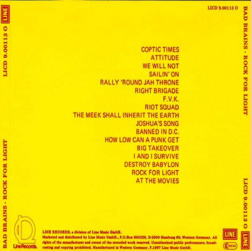 Album Back Cover