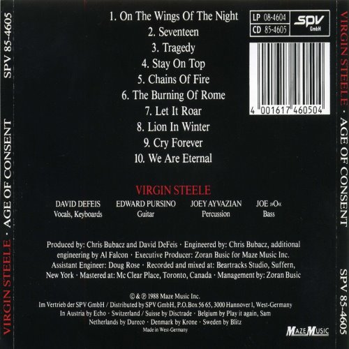 Album Back Cover