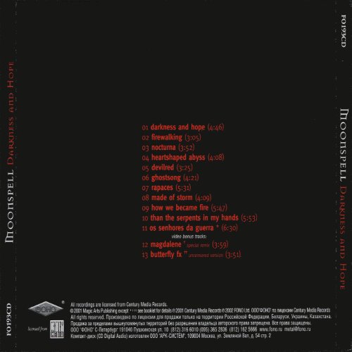 Album Back Cover