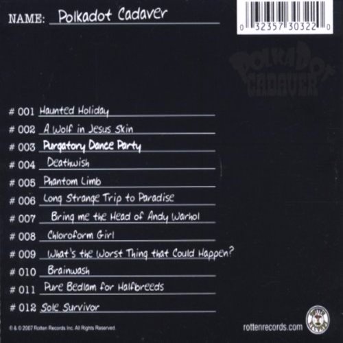 Album Back Cover