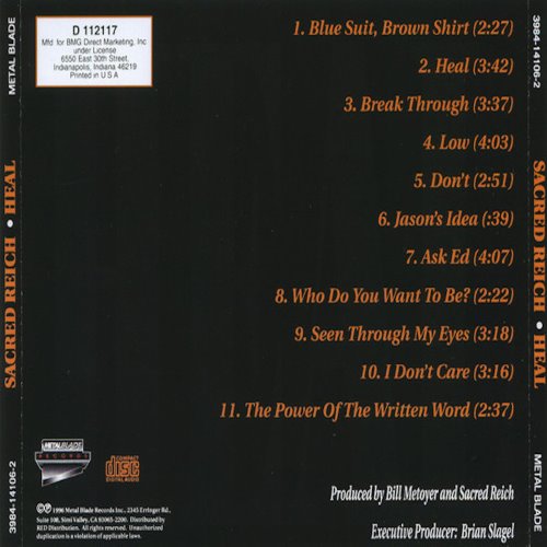 Album Back Cover