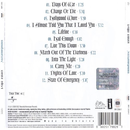 Album Back Cover