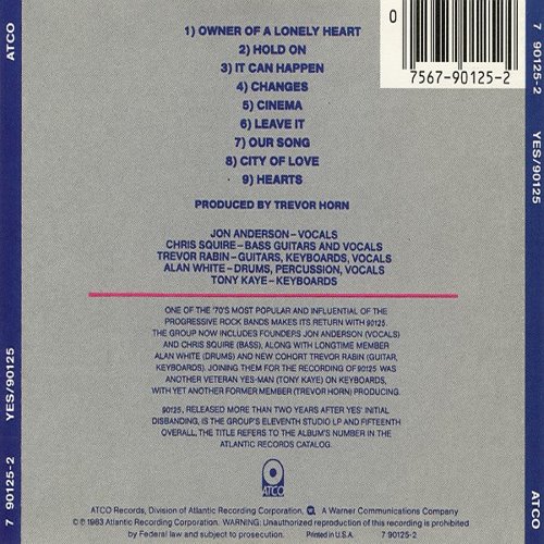 Album Back Cover