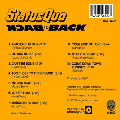 Album Back Cover