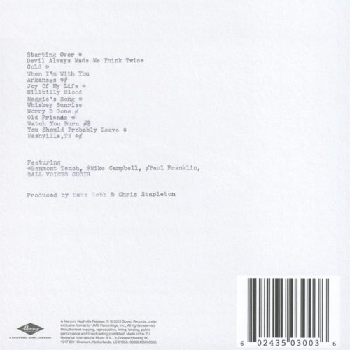 Album Back Cover