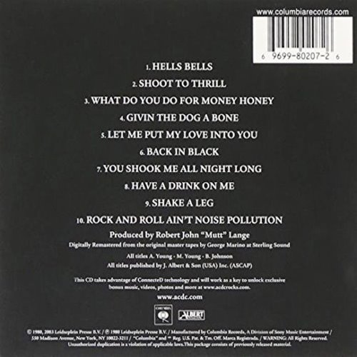 Album Back Cover