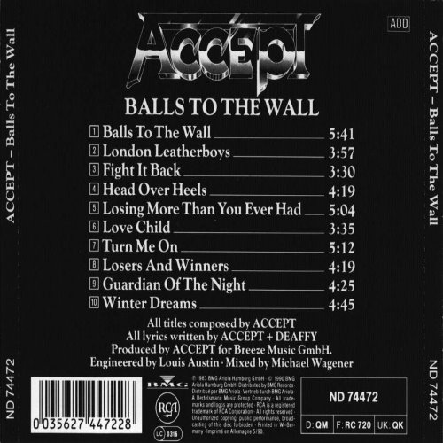 Album Back Cover