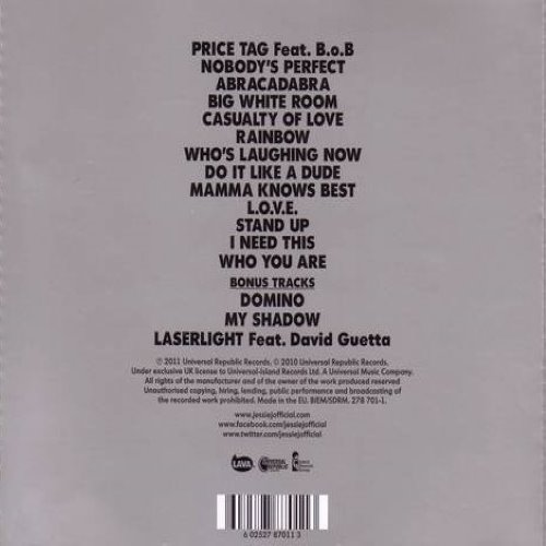 Album Back Cover