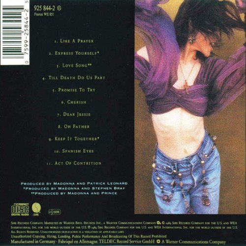 Album Back Cover