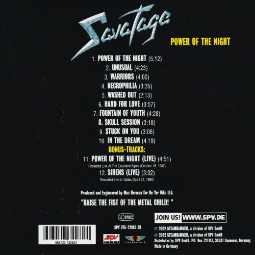 Album Back Cover