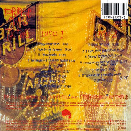 Album Back Cover