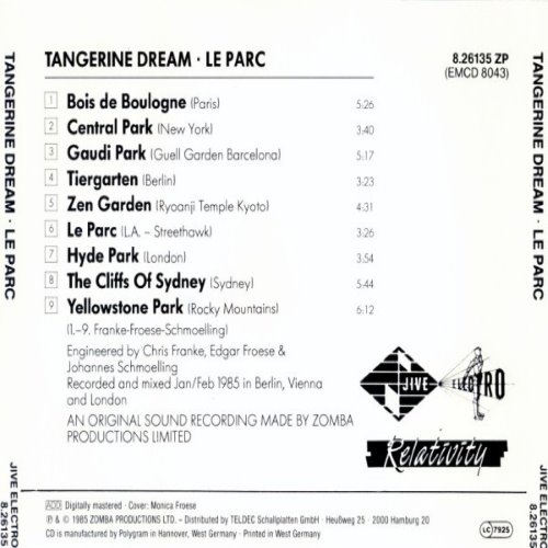 Album Back Cover