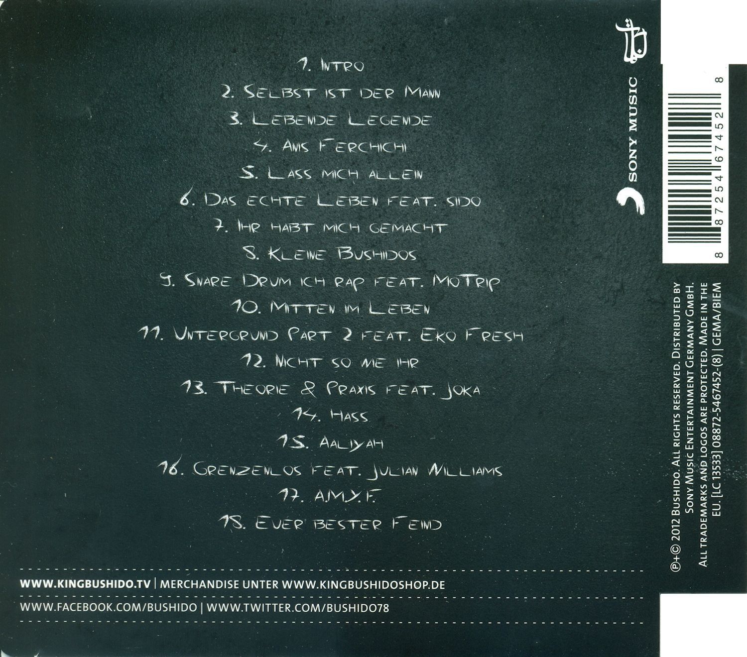 Album Back Cover