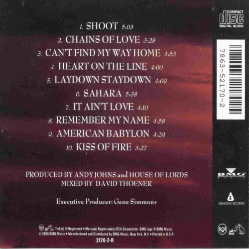 Album Back Cover