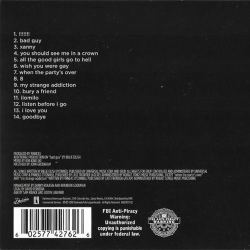 Album Back Cover