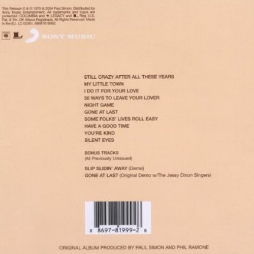 Album Back Cover