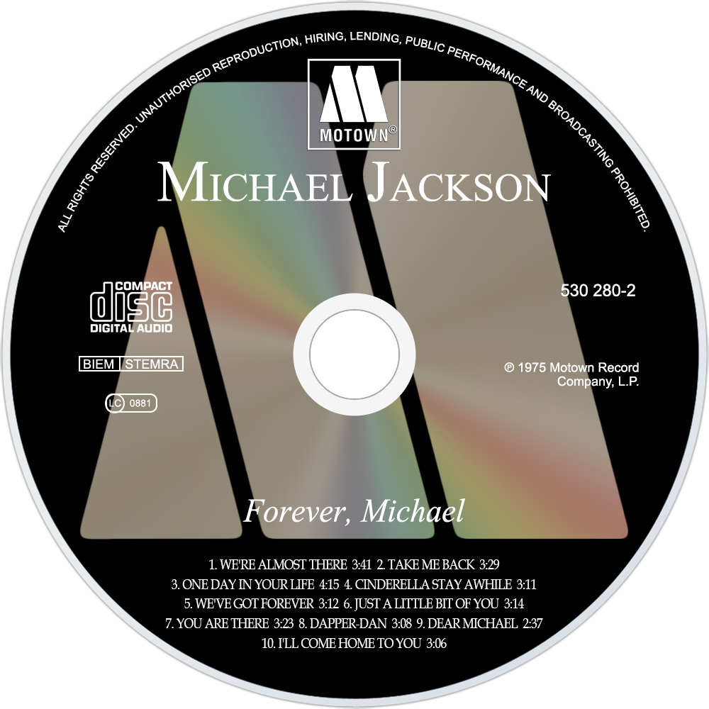michael jackson forever michael album cover