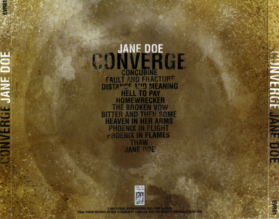 Converge - Jane Doe | TheAudioDB.com