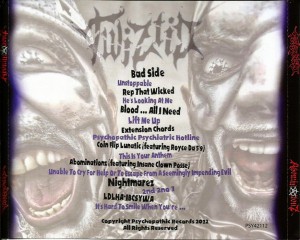 Album Back Cover