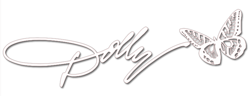 Dolly Parton Logo Black Background